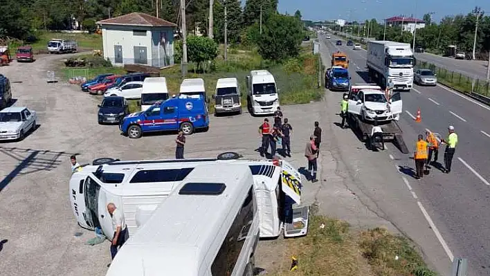 Zincirleme kaza Melikgazi ilçesinde 10 yaralı