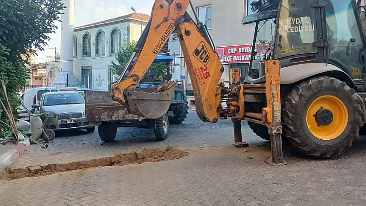Beydağ Belediyesi, İlçede Altyapı ve Temizlik Çalışmalarını Sürdürüyor
