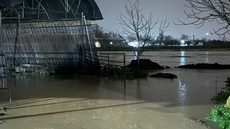 Ödemiş’te çiftlik sular altında