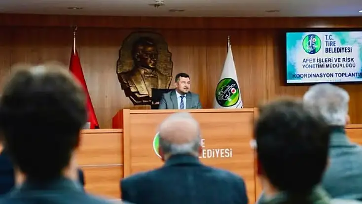 TİRE’DE AFET KOORDİNASYON KURULU TOPLANTISI GERÇEKLEŞTİRİLDİ
