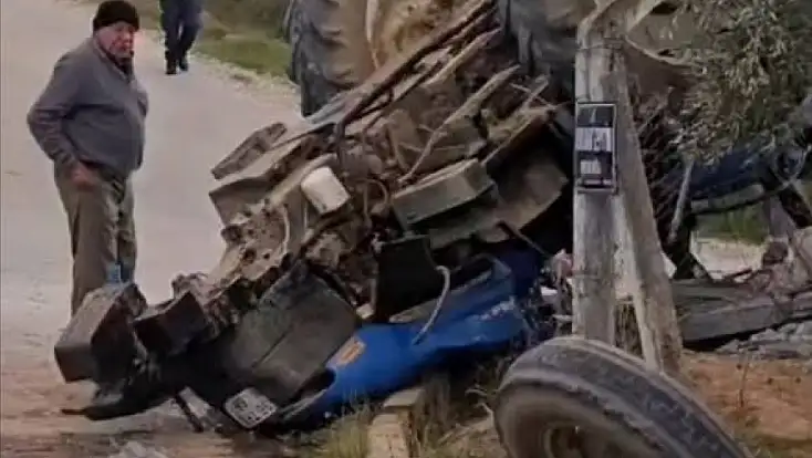 Tire’de Korkutan Traktör Kazası