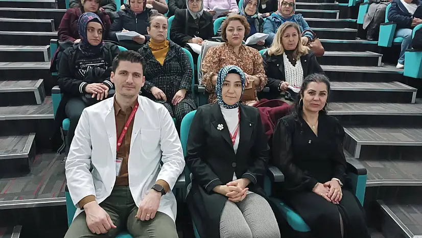 AK PARTİ ÖDEMİŞ KADIN KOLLARI'NDAN ERKEN TEŞHİS SEMİNERİNE KATILIM