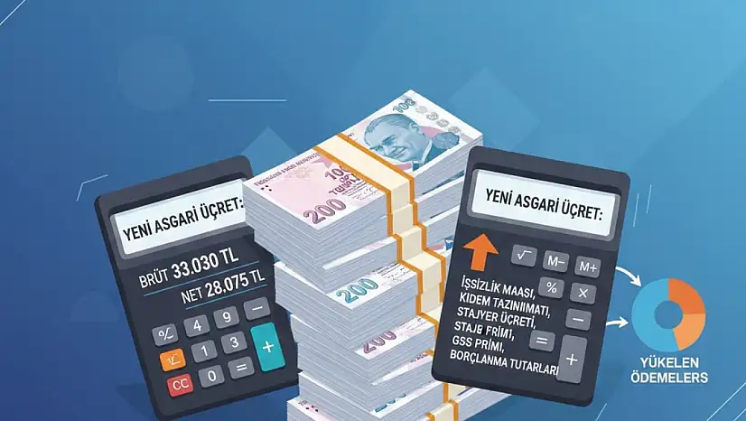 ASGARİ ÜCRET ARTTI, HESAPLAR DEĞİŞTİ