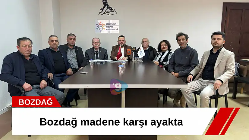 Bozdağ madene karşı ayakta