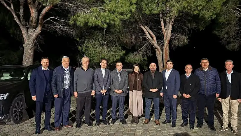 CHP KÜÇÜK MENDERES HAVZASI İLÇE BAŞKANLARI ÖDEMİŞ'TE BİR ARAYA GELDİ