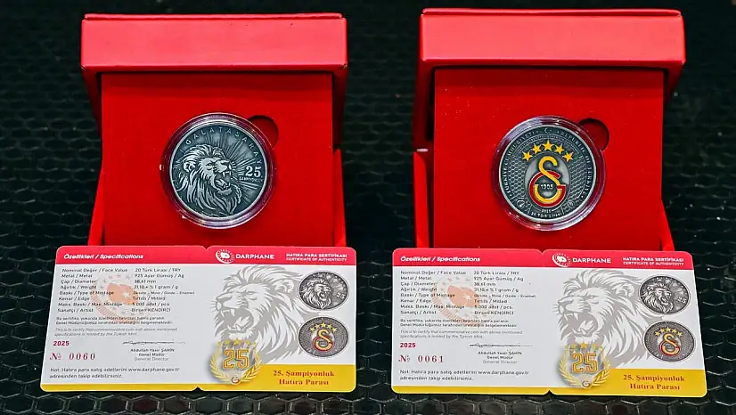 Galatasaray'ın 25. Şampiyonluğuna Özel Hatıra Parası Geliyor!