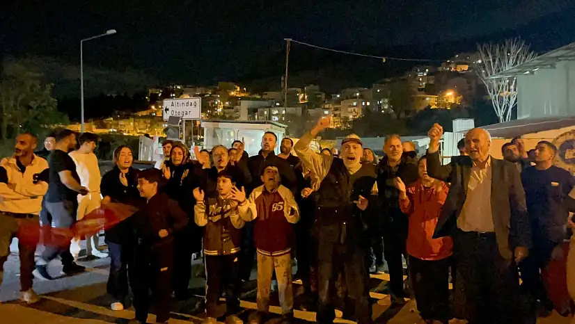 İzmir'de Onat Tüneli İsyanı: Mahalle Sakinleri Şantiyede Sesini Duyurdu