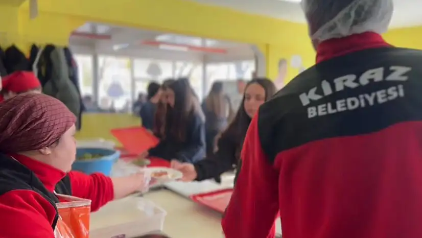 KİRAZ BELEDİYESİ'NDEN KIŞ AYLARINDA UYGUN FİYATLI YEMEK HİZMETİ