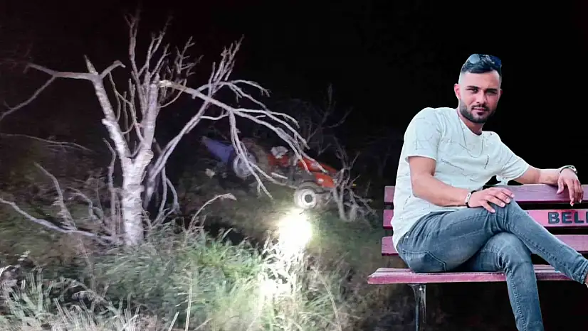 KİRAZ'DA TRAKTÖR DEVRİLDİ: SÜRÜCÜ KADİR ÇİFTÇİ HAYATINI KAYBETTİ