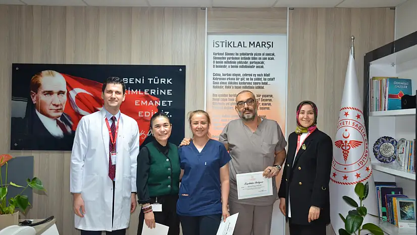 Ödemiş Devlet Hastanesi'nden sağlık çalışanlarına teşekkür