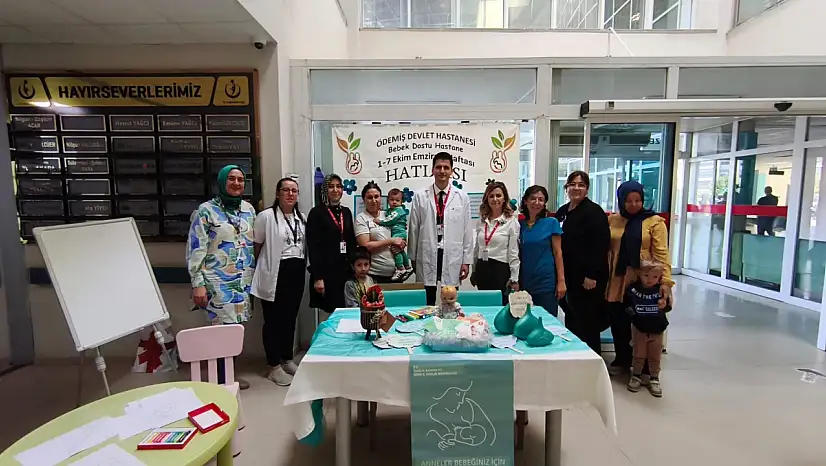 Ödemiş Devlet Hastanesi'nden Ulusal Emzirme Haftası Etkinliği