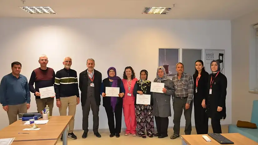 ÖDEMİŞ'TE DİYABET OKULU TAMAMLANDI