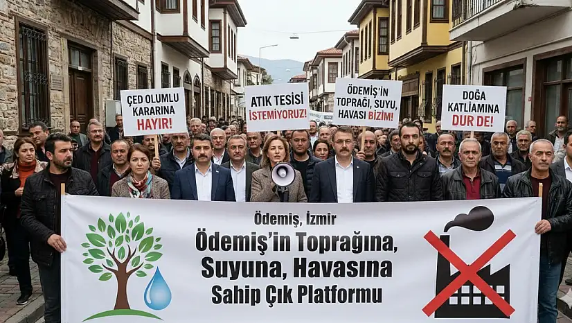 ÖDEMİŞ'TE TARTIŞMALI TESİSE ÇED ONAYI: PLATFORMDAN SERT TEPKİ