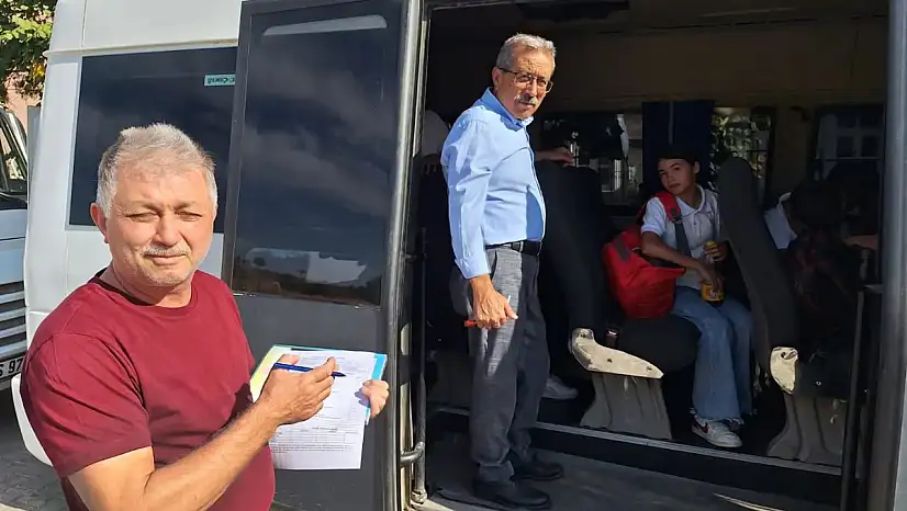 Tire'de Öğrenci Servislerine Sıkı Denetim