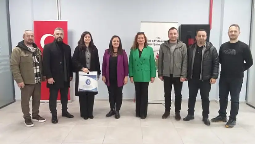 TÜRK EĞİTİM-SEN'DEN TİRE MİLLİ EĞİTİM MÜDÜRÜ'NE ZİYARET