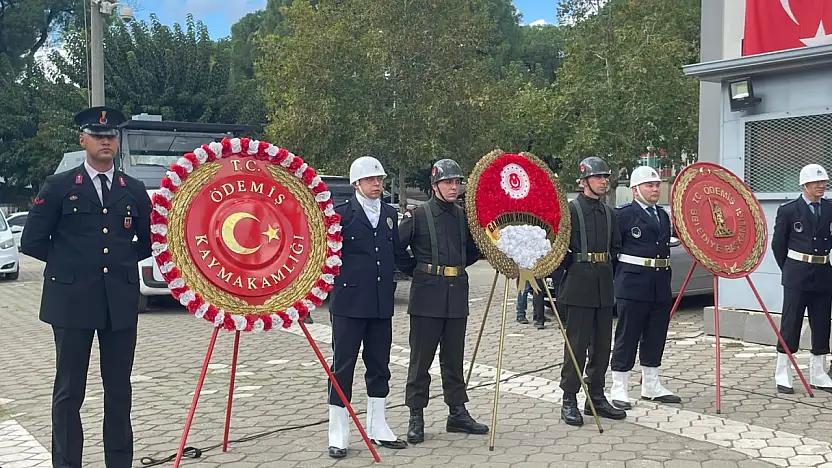 29 Ekim Cumhuriyet Bayramı Ödemiş'te Törenle Kutlandı