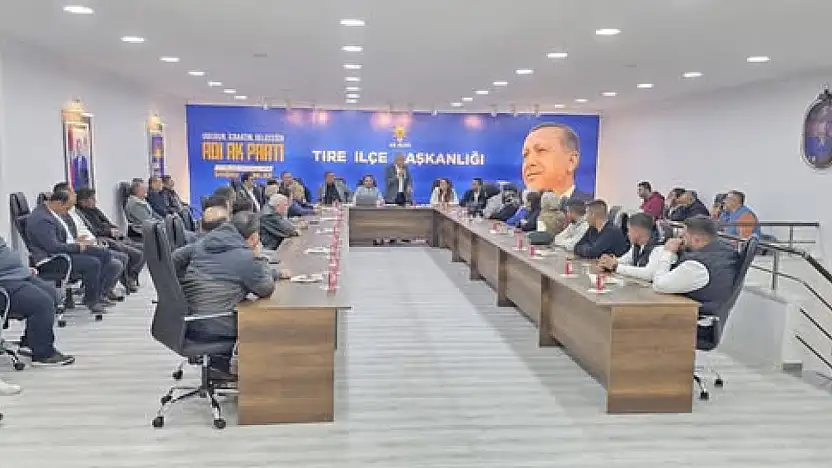 AK Parti Tire İlçe Teşkilatı Danışma Meclisinde Bir Araya Geldi