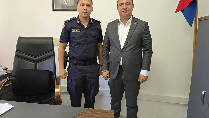 Başkan Okuroğlu'ndan Jandarma Komutanı Güven'e Ziyaret