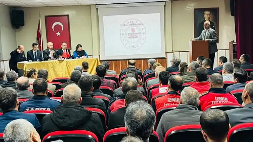 Beydağ ve Ödemiş'te Afetlere Hazırlık Toplantıları Gerçekleştirildi