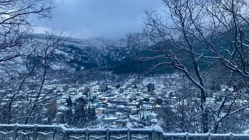 BOZDAĞ GELİNLİĞİNİ GİYDİ