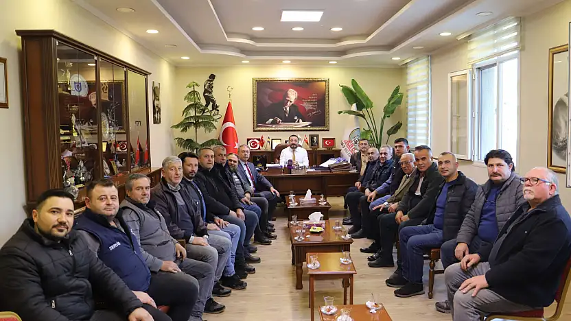 ERDEM DERYA VE EKİBİNDEN BAŞKAN TURAN'A KAPSAMLI SANAYİ ZİYARETİ