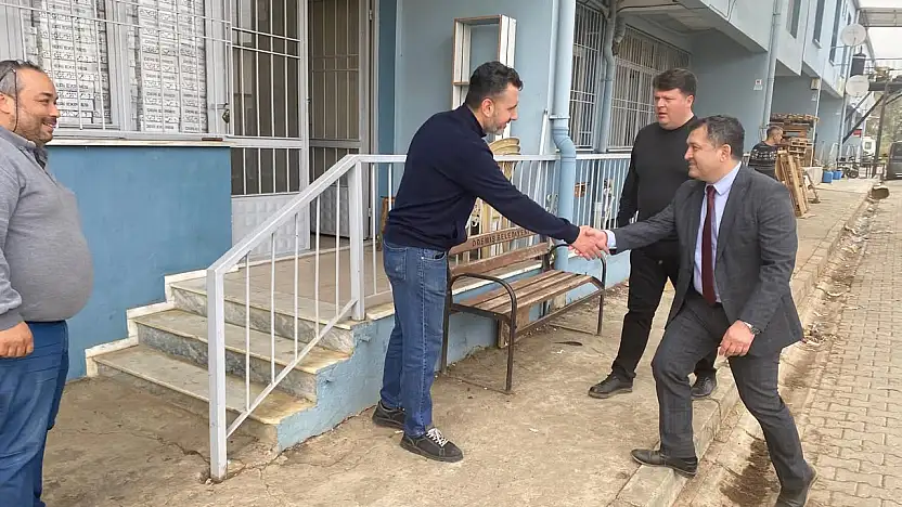 Kaymakam Erdoğan'dan Ayakkabıcılar Sitesi'ne Ziyaret