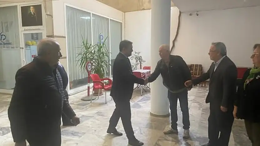 Kaymakam Erdoğan'dan Muhtarlar Derneği'ne Ziyaret