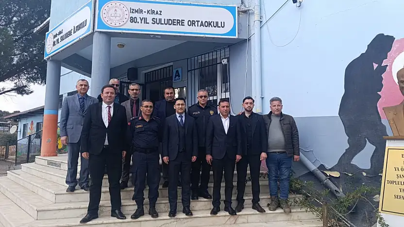 KAYMAKAM VE MÜDÜRDEN SULUDERE İLKOKULU ZİYARETİ