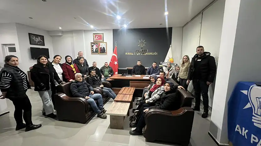 Kiraz'da AK Parti yönetim toplantısı yapıldı