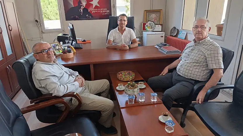 Kiraz İstiklal İlkokulu Müdürü Ali Çelik'e Hayırlı Olsun Ziyareti