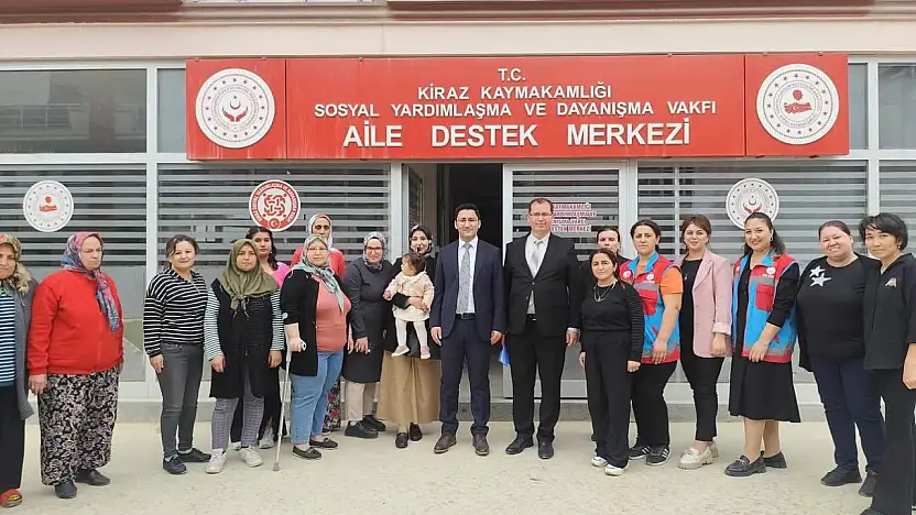 Kiraz Kaymakamı Murat Karahan'dan ADEM Merkezlerine Ziyaret