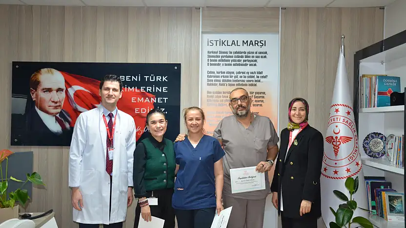 Ödemiş Devlet Hastanesi'nden sağlık çalışanlarına teşekkür