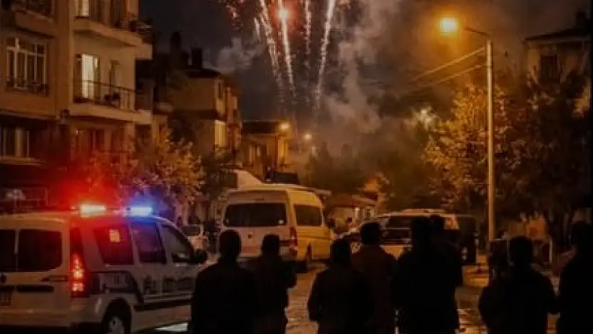 ÖDEMİŞ HÜRRİYET MAHALLESİ'NDE PANİĞE NEDEN OLAN SESLERİN KAYNAĞI BELLİ OLDU