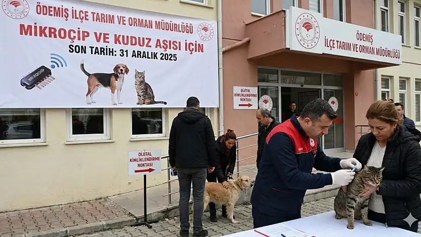 ÖDEMİŞ İLÇE TARIM VE ORMAN MÜDÜRLÜĞÜ'NDEN UYARI: MİKROÇİP VE KUDUZ AŞISI İÇİN SON TARİH 31 ARALIK 2025