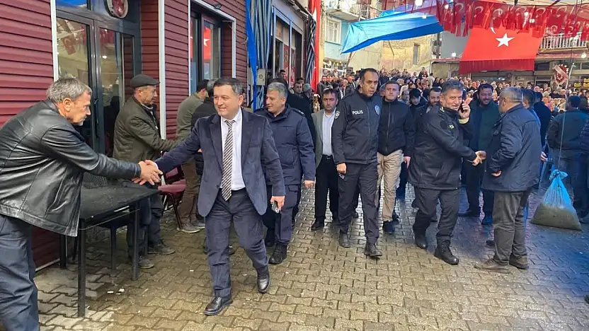 Ödemiş Kaymakamı Hakan Yavuz Erdoğan Asker Uğurlama Törenine Katıldı