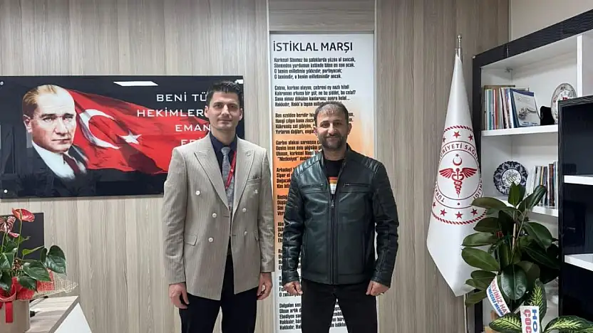 Ödemiş'te Gençlik ve Spor Müdüründen Hastaneye Nezaket Buluşması