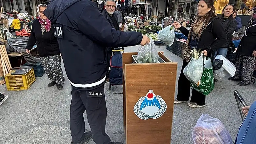 Tire'de Salı Pazarı'nda Ölçü ve Tartı Aletlerine Sıkı Denetim