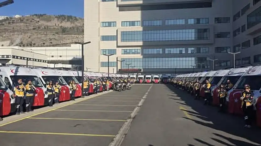 TİRE'YE 2 YENİ AMBULAMS HİZMETE GİRDİ