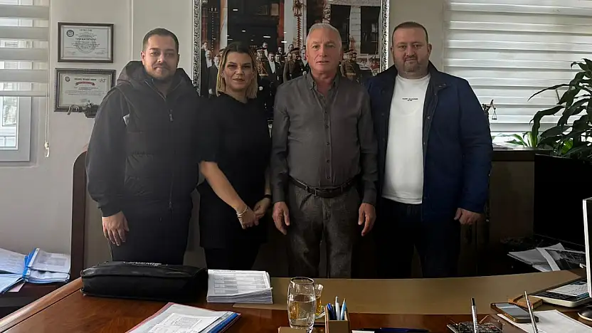 TV9 VE KÜÇÜK MENDERES GAZETESİ'NDEN ÖDEMİŞ ESNAF KEFALET KOOPERATİFİ BAŞKANI TURGUT USLUCA'YA ZİYARET