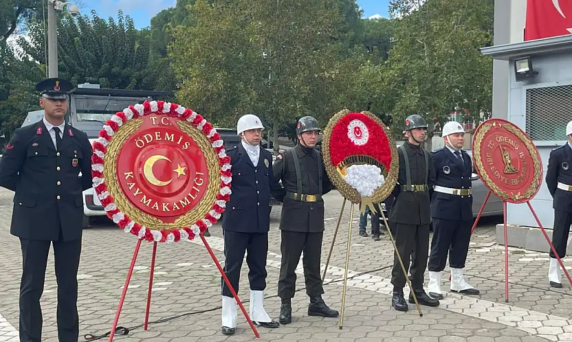 29 Ekim Cumhuriyet Bayramı Ödemiş'te Törenle Kutlandı