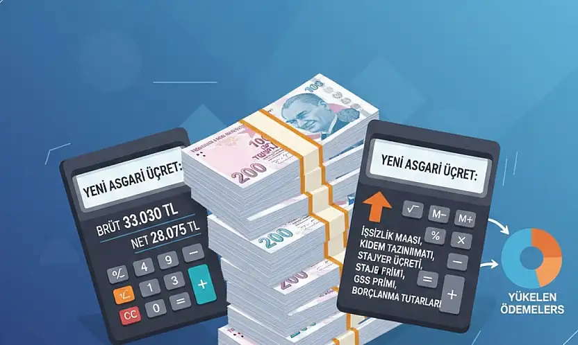 ASGARİ ÜCRET ARTTI, HESAPLAR DEĞİŞTİ