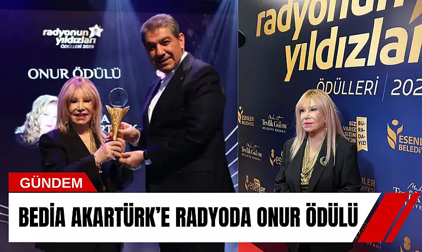 Bedia Akartürk'e radyoda onur ödülü