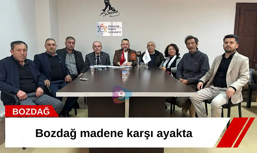 Bozdağ madene karşı ayakta