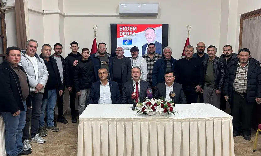 ERDEM DERYA ÖDEMİŞ MADENİ İŞLER VE DEMİRCİLER ODASI BAŞKANLIĞINA ADAYLIĞINI AÇIKLADI