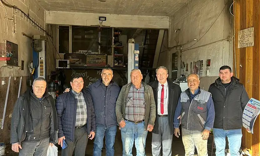 ERDEM DERYA SAHADA: ESNAFIN SORUNLARINI DİNLEDİ