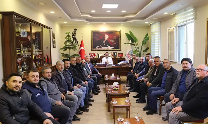 ERDEM DERYA VE EKİBİNDEN BAŞKAN TURAN'A KAPSAMLI SANAYİ ZİYARETİ