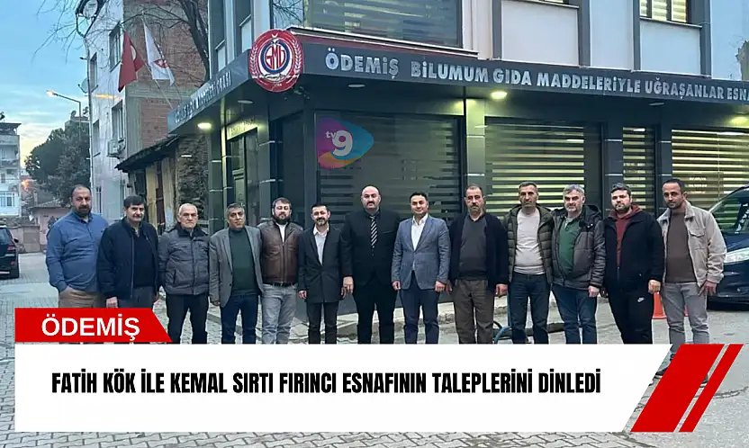 Fatih Kök ile Kemal Sırtı fırıncı esnafının taleplerini dinledi