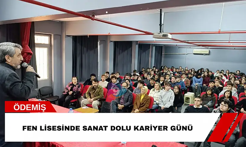 Fen lisesinde sanat dolu kariyer günü