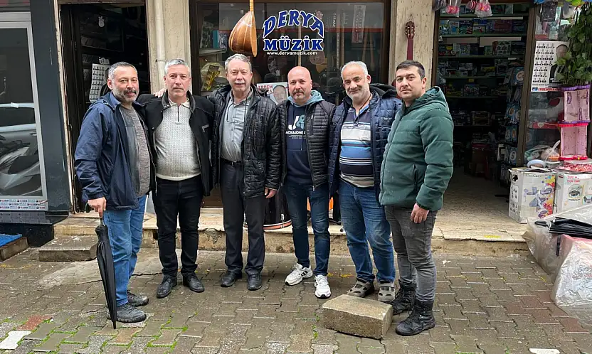 HAKAN GÜÇLÜ ÖDEMİŞ'TE SAHAYA İNDİ: CADDE CADDE, MAHALLE MAHALLE TEMAS