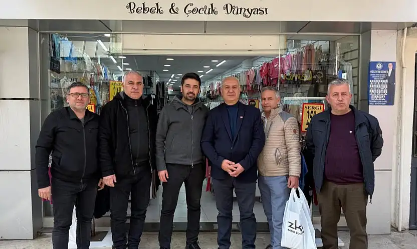 HÜSEYİN DÖNER ÖDEMİŞ'TE ESNAFIN KAPISINI TEK TEK ÇALIYOR